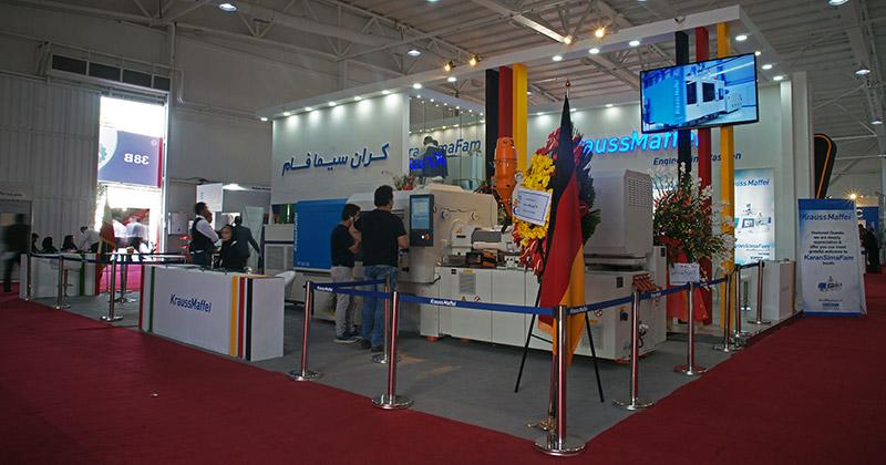 Karan Sima Fam first presence in Iranplast exhibition as the exclusive agency of KraussMaffei
