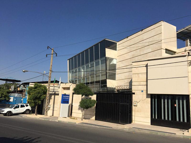 New building of Karan Sima Fam dedicated to KraussMaffei in Iran