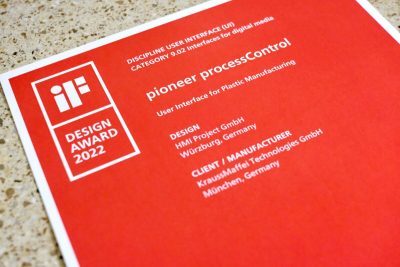 KraussMaffei wins the iF Design Award 2022